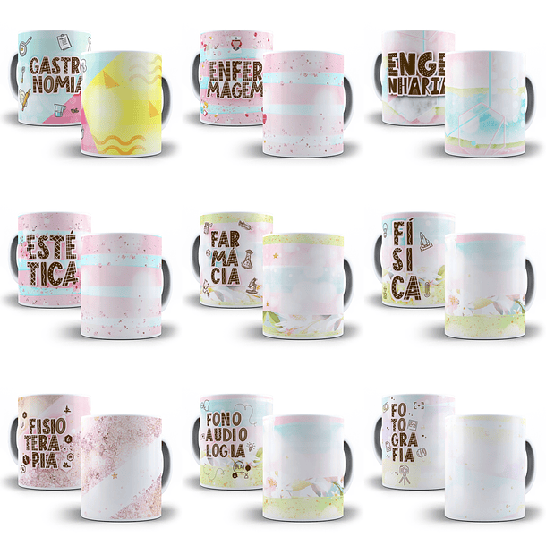 43 Artes para Caneca Profissões Arquivo em Jpge/Png 3