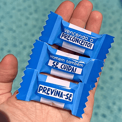 Arquivo de Corte Card e Balinha Novembro Azul em Pdf