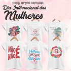 35 Artes para Camisa Dia das Mulheres Arquivos Editável 5