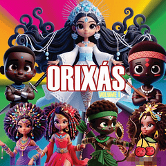 Kit Digital Mascotinhas Orixás Afro Axé em Png