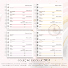 Agenda Escolar Ursinho Aviador e Unicornio Menina Arquivo em Pdf 5