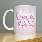 Arte Caneca Vovó Nós Te Amamos Versão Masculina Inclusa Arquivo Png 1