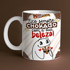 Arte Caneca Fico Sempre Chokado com Sua Beleza Arquivo Png 1