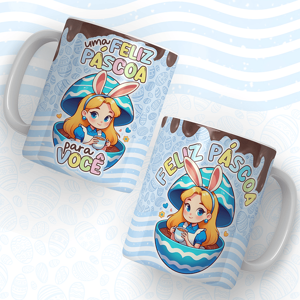 66 Artes para Caneca Páscoa Princesas Arquivos em Jpg  4