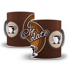 Arte Caneca Hot Chocolate Arquivo Png