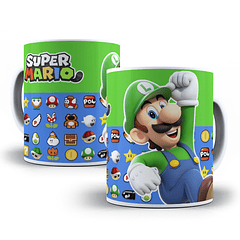 6 Artes para Caneca Super Mario Arquivo em Jpge/Png