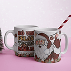 5 Artes para Caneca Natal Frases Arquivo Editável  2