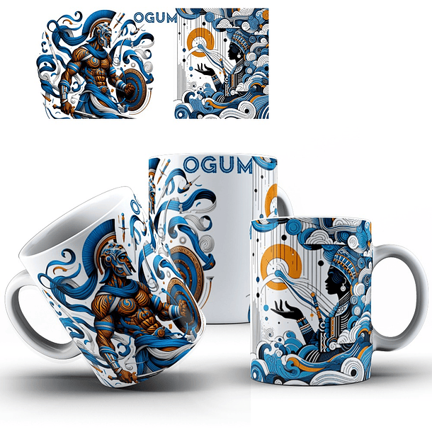 13 Artes para Caneca Orixás Arquivos em Jpg 2