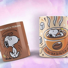 9 Artes para Caneca Snoop e Charlie Brow Arquivo em CorelDraw 
