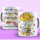 9 Artes para Caneca Snoop e Charlie Brow Arquivo em CorelDraw  4