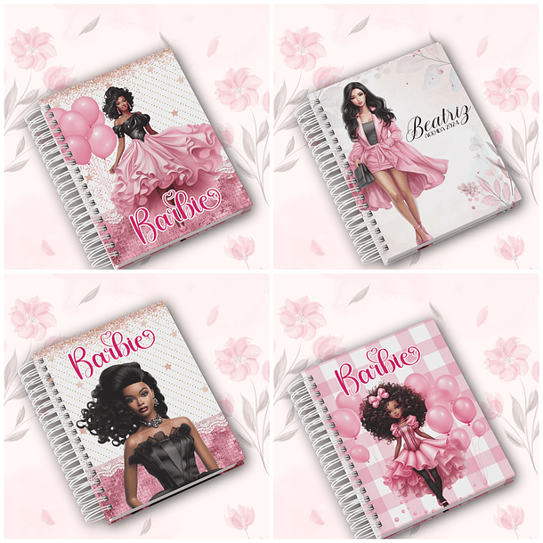 Agenda Escolar Pink Girls Menina Barbie Arquivo em Pdf 5