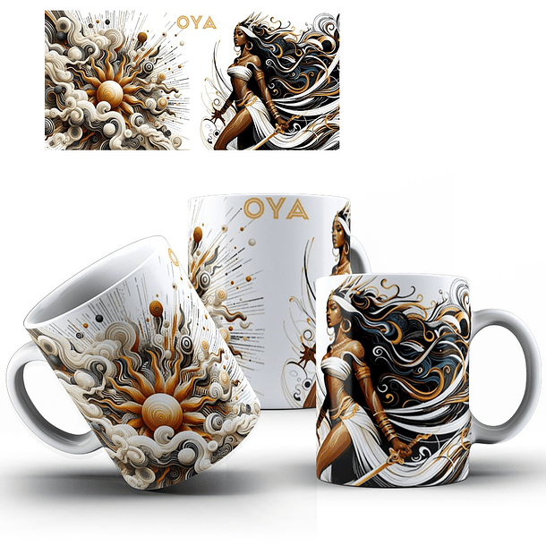 13 Artes para Caneca Orixás Arquivos em Jpg 5