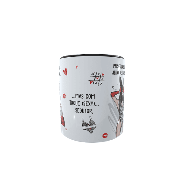 Arte para Caneca Perigosa e linda, jeito de bandida Arquivos Sublimação 8