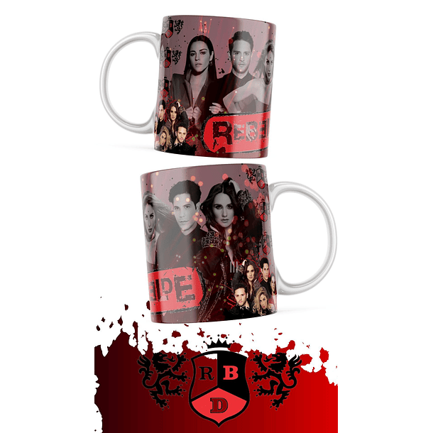 7 Artes para Caneca e Camisa Rebeldes RBD Arquivo em Jpg 1