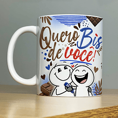 Arte Caneca Quero Bis de Você! Páscoa Arquivo Png