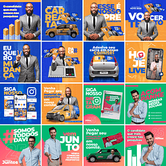 70 Artes Mídias Sociais Campanha Politica Eleitoral Editáveis Photoshop