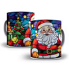 8 Artes para Caneca Papai Noel Arquivo em Jpg 1