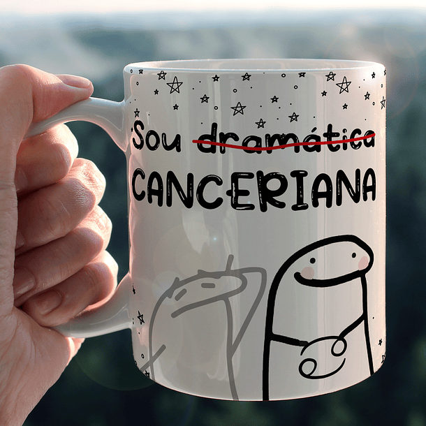 Arte Caneca Sou Dramática Canceriana  Arquivo Png
