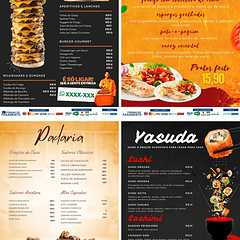 Pack Canva Cardápios Menus Templates Editáveis 10 Artes