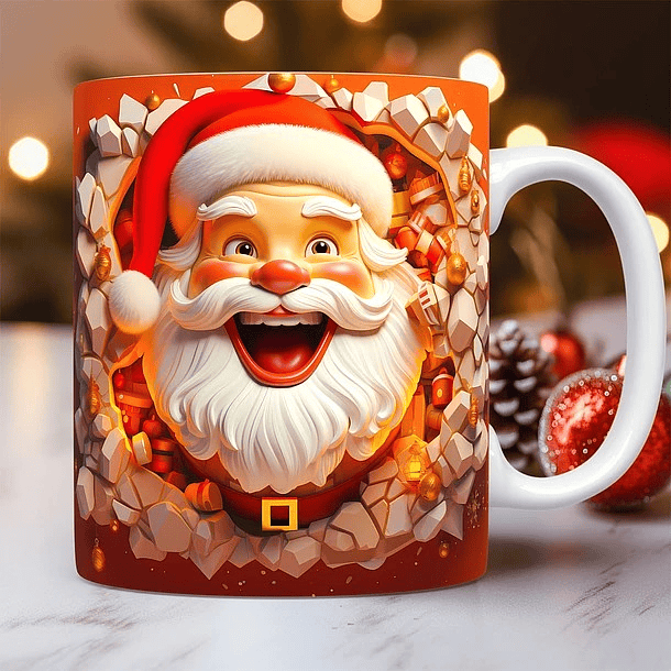 130 Artes para Caneca Natal 3d Arquivos Png 8
