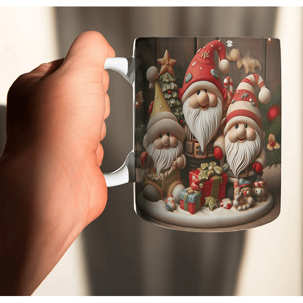 10 Artes para Caneca Natal Duendes Arquivo em Jpg  2