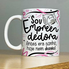 Arte Caneca Sou Empreendedora Flork Profissão Arquivo Png
