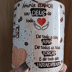 Artes para Caneca Todos os dias quando você for tomar um café  Lucas 10:27 em Corel Draw 