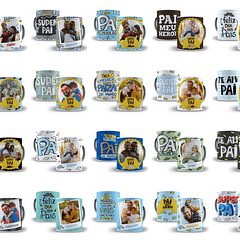 62 Artes para Caneca Dia dos Pais Arquivo em Jpge/Png