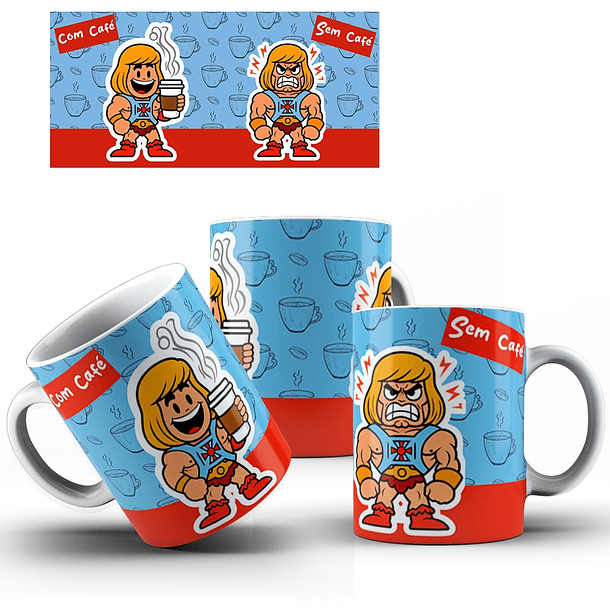 15 Artes para Caneca Com Café e Sem Café Arquivos em Jpg  13
