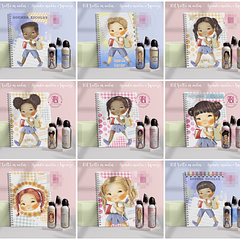 51 Artes para Capa Agenda e Caderno 2024 Editável 