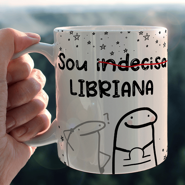 Arte Caneca Sou Indecisa Libriana  Arquivo Png