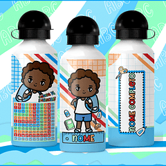 24 Artes para Canecas e Garrafinhas Meninos Volta as Aulas Arquivos em Jpg