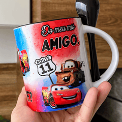 Arte Caneca Eu Sabia que tinha feito uma Boa Escola - Meu Mio Amigo Arquivo Png