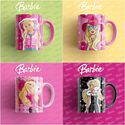 30 Artes Caneca Barbie Editável em Photoshop 1