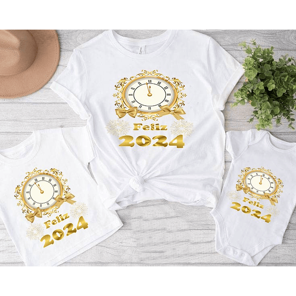 18 Artes para Camisa e Caneca Ano Novo 2024 Arquivo Editável   3