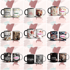 45 Artes para Caneca Frases Gospel Arquivo em Jpg 