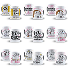 60 Artes Caneca Flork Dia das Mães Editável Corel Draw + Png 1