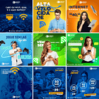 35 Artes Mídias Sociais Provedor de Internet Editáveis Photoshop + Png 3