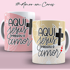 10 Artes Canecas Amor em Cores em Corel Draw 