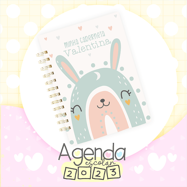 Artes para Capas Agendas Escolar Escolares em Jpg 2