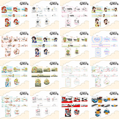 Artes para Etiquetas Escolares Voltas as Aulas Menino e Menino em Jpg