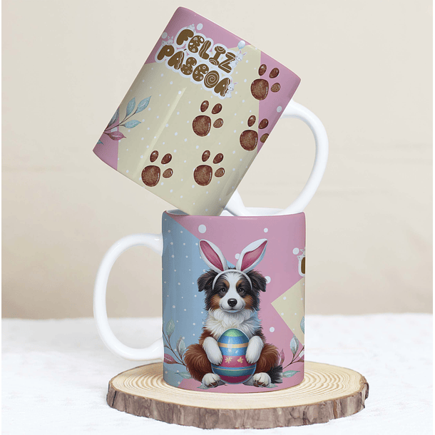 30 Artes para Caneca Páscoa Pets Arquivos em Jpg  2