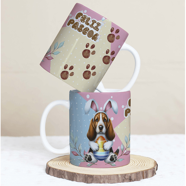 30 Artes para Caneca Páscoa Pets Arquivos em Jpg  4