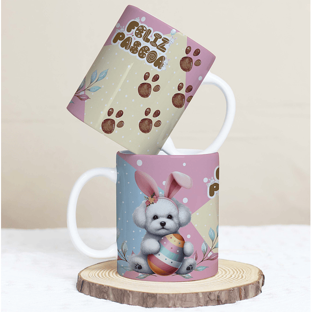 30 Artes para Caneca Páscoa Pets Arquivos em Jpg  7