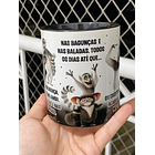 Arte Caneca Eu Prometo te incomodar na alegria e na tristeza Rei Julien Arquivo Png 4