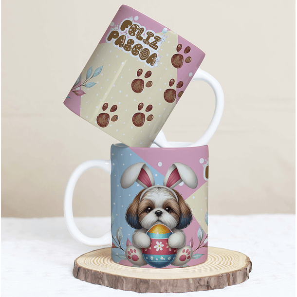 30 Artes para Caneca Páscoa Pets Arquivos em Jpg  11