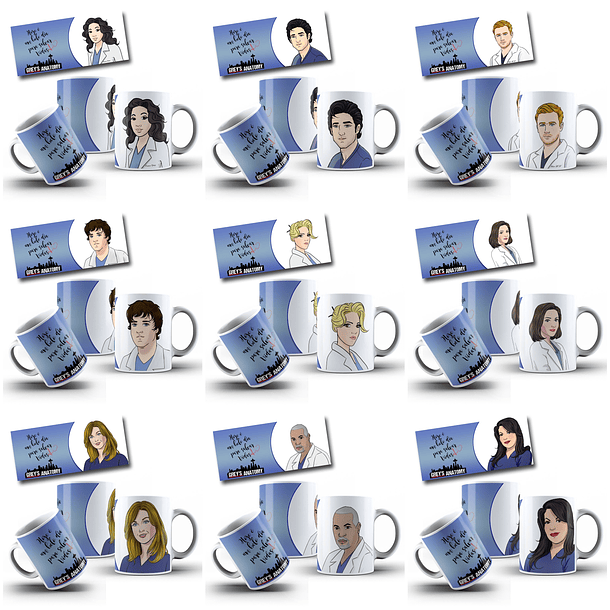 47 Artes para Caneca Greys Anatomy Arquivo em Jpg  1