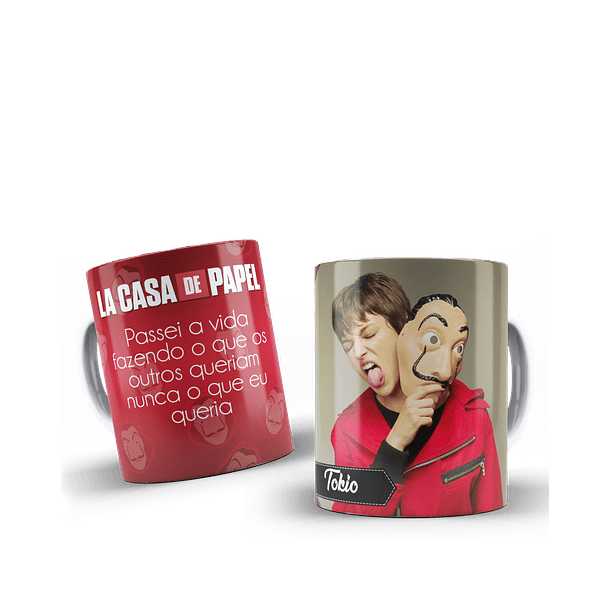 48 Artes para Caneca La Casa de Papel Arquivo em Jpg  1