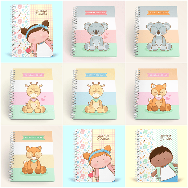 Pacote Agenda Escolar Crescidinhos em Pdf  1