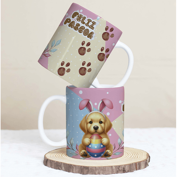 30 Artes para Caneca Páscoa Pets Arquivos em Jpg  20